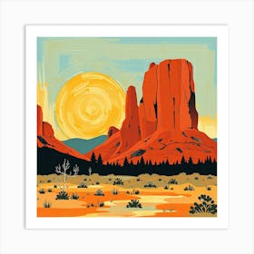 Saguaro Cactus Art Print