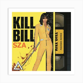 Sza Kill Bill Art Print