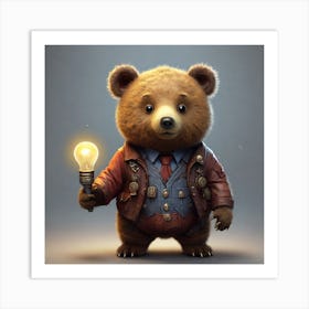 Teddy Bear Art Print