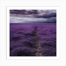 Lavender Vast Nothingness Art Print