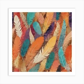 Feathers 11 Art Print