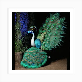 Peacock 2 Art Print