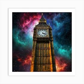 Default Closeup Of A Big Ben Clockthe Giant Bell Inside The Bi 3 Art Print