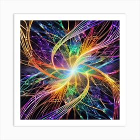 Abstract Fractal 21 Art Print