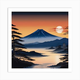 Mt Fuji 1 Art Print