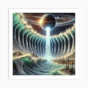 Converted Tidal Force Generator Effect Art Print