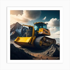 Buldozer Mountain (56) Art Print