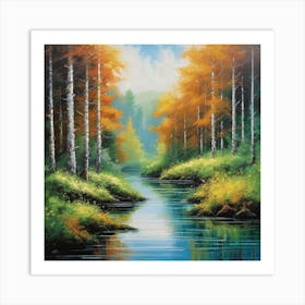 Autumn Forest 3 Art Print