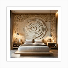 Asian Bedroom Design 1 Art Print