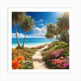 Path To The Beach 9 Art Print