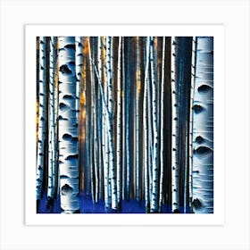 Birch Forest 14 Art Print