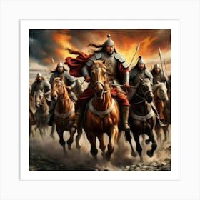 Knights Of The Golden Horn Art Print