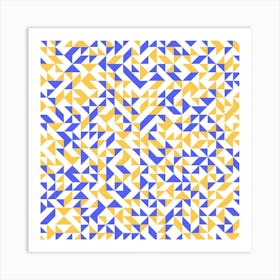 Abstract Geometric Pattern 14 Art Print