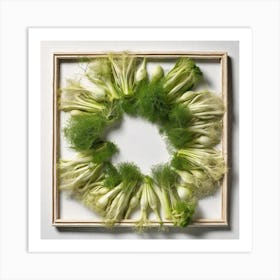 Fennel Wreath Art Print