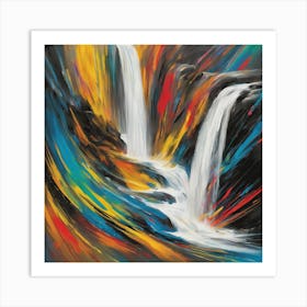 Waterfall 4 Art Print