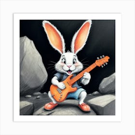 Bunny Rocker 3 Art Print