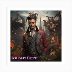 Johnny Depp 3 Art Print