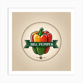 Bell Pepper Logo 5 Art Print