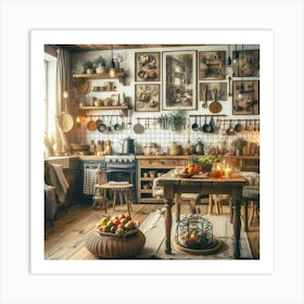 Farmhouse Kitchen 2 Art Print