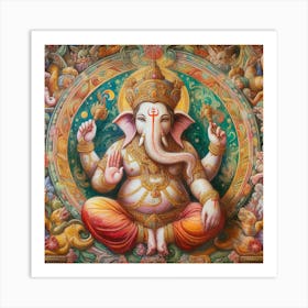 Ganesha 3 Art Print