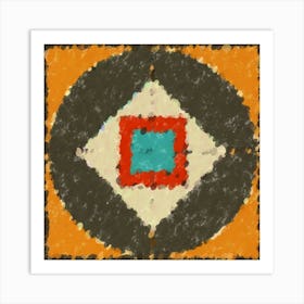 Radiant Square Art Print