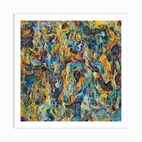 Abstract Painting 414 Art Print