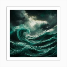 Stormy Sea 3 Art Print