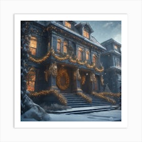 Victorian Mansion Art Print