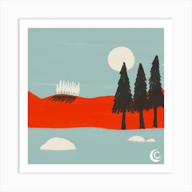 River (Contrasti Pt 1) Art Print