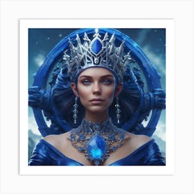 Queen Of Ice Art Print