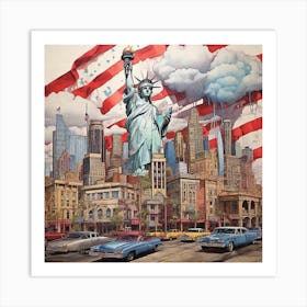 Statue Of Liberty 2 Art Print