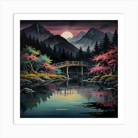 Japanese Bridge Art Print