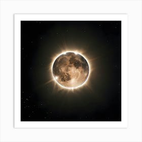 Solar Eclipse Art Print