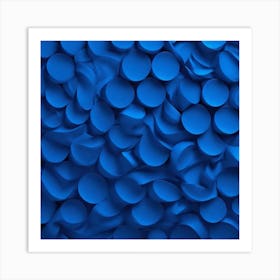 Abstract Blue Background 1 Art Print