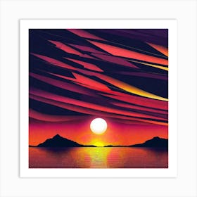 Sunset 6 Art Print