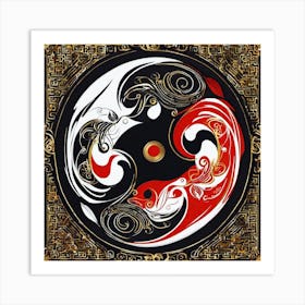 Chinese Yin Yang Art Print