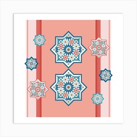 Arabic Pattern Vector Art Print