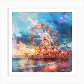 Merry-Go-Round Art Print