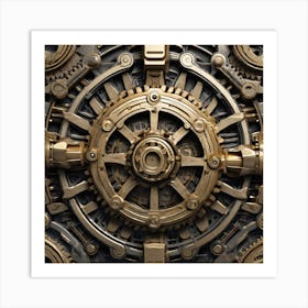 Clockwork Gears 7 Art Print