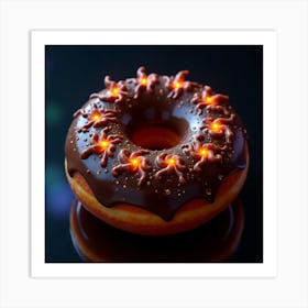 Donuts For Halloween Art Print