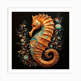 Seahorse 9 Art Print