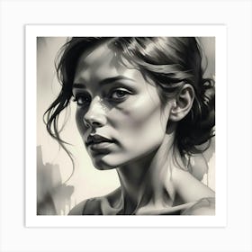 Portrait Of A Woman 68 Art Print