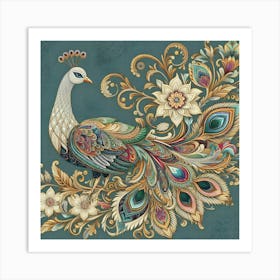 Peacock 14 Art Print