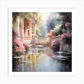 Mystic Gardens: Ethereal Impressionist Brushwork Art Print