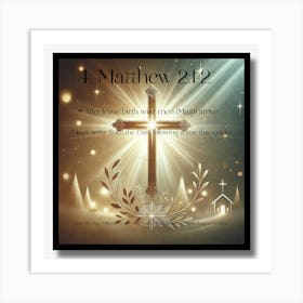 Matthew 22 Art Print