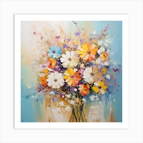 Flowers In A Vase 4 Art Print