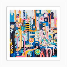 Cityscape 43 Art Print