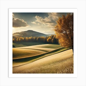 Autumn Landscape 19 Art Print