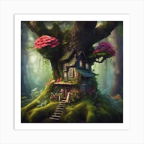 House in the Tree Art Print