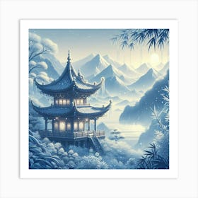 Chinese Pagoda 1 Art Print